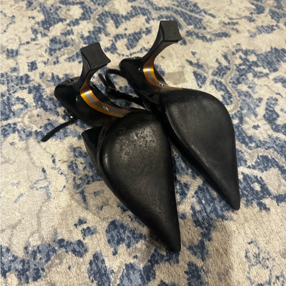 Sam Edelman Odette Black Slingback Heels- Size 8.5 - Picture 5 of 6
